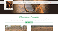 Desktop Screenshot of leofoundation.org